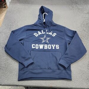 Dallas Cowboys Sweatshirt Mens Small Blue NFL Football Hoodie Team Apparel